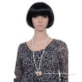 Fashion Daily Short BOB Black Straight Full Hair Wig WA42